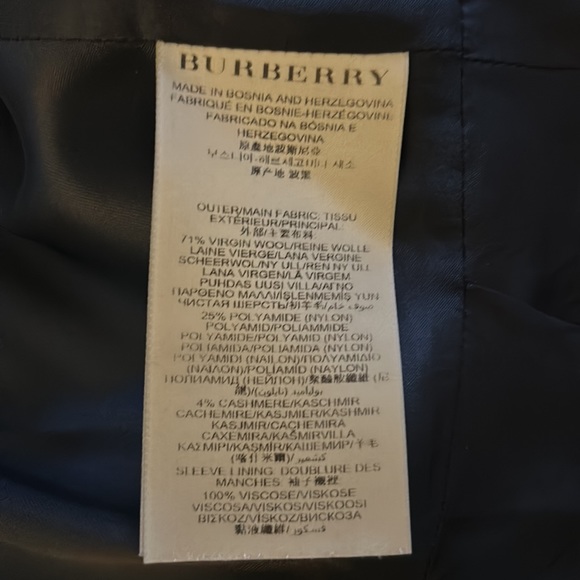 Burberry Brit Wool Coat - 2 - Picture 7 of 8